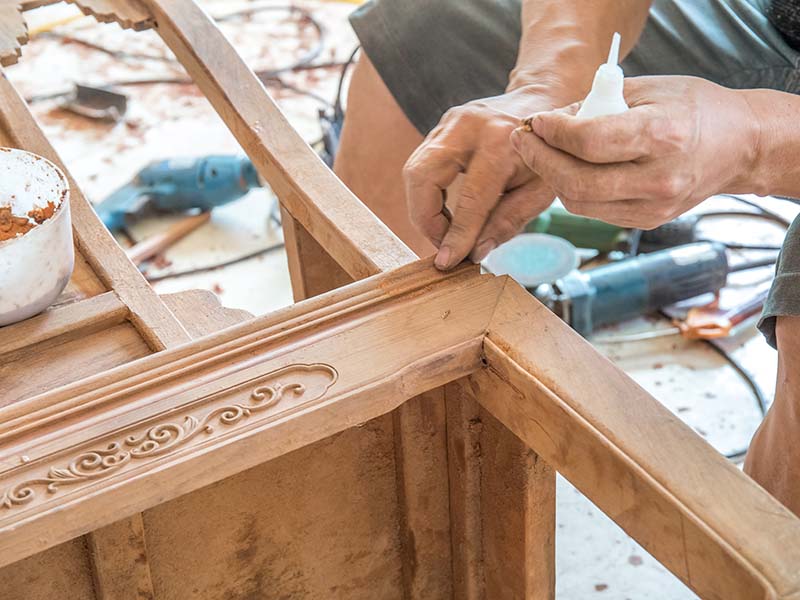 竹山旧家具翻新改色怎么做