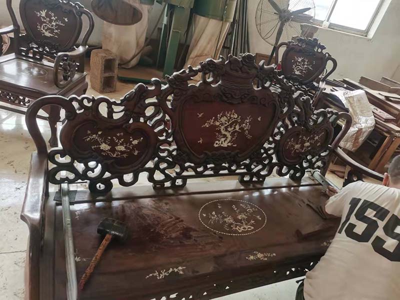 竹山旧红木家具保养